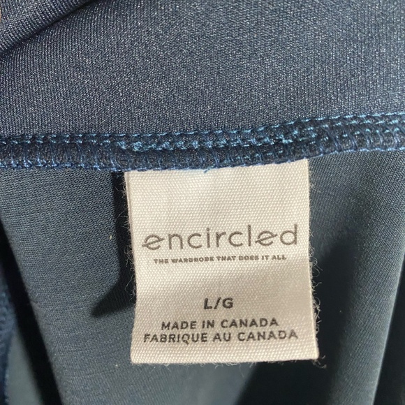 Encircled navy blue pencil skirt size large - Picture 4 of 5